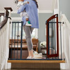 SUMMER INFANT ESSEX CRAFT SAFETY GATE - CHERRY & CHARCOAL GRAY