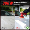 AVHRIT CAR BUFFER POLISHER KIT 2X2000MAH 21V BATTERIES 6" CAR BUFFER - RED/BLACK