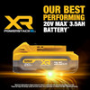 DEWALT 20V MAX XR POWERSTACK 3.5 AH POWER TOOL BATTERY - YELLOW