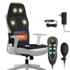 KNONNETD BACK MASSAGER, HEAT, LUMBAR TRACTION, 8, FE-8308 - BLACK