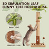 MECOOL 35" TALL CAT SCRATCHING POST STURDY PREMIUM HANGING BALL MC25SP30 - GREY