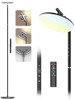 RUNBARRY LED FLOOR LAMP 36W STANDING LAMP WITH REMOTE TOUCH CONTROL - BLACK