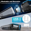 BLESTAN CORDLESS LIGHTWEIGHT HIGH POWER CAR VACUUM CLEANER WITH LED LIGHT