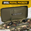 DULCE DOM 36" X 12" DOUBLE RIFLE CASE TACTICAL SOFT PADDED BACKPACK - CAMO