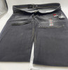 BLU ROCK MEN'S CASUAL FLEX STRETCH SLIM STRAIGHT JEANS - SIZE: 42X31 - JET BLACK