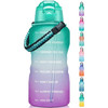 GOODWILL LARGE 1 GALLON MOTIVATIONAL WATER BOTTLE - GREEN