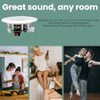 VAIYER PAIR OF 6.5 INCH CEILING SPEAKERS HOME THEATER SYSTEM VRIC650 - WHITE