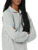 AMAZON ESSENTIALS WOMEN'S SHORT SLEEVES SWEATER, SIZE: M - GRAY HEATHER New