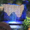 CNCEST MODERN DESKTOP FOUNTAIN WATERFALL HUMIDIFIER WITH LED - GREEN FOREST