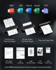 GENERIC PORTABLE PRINTERS WIRELESS FOR TRAVEL A285M SMALL INKLESS PRINTER BLACK