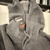 FLOOSE CHARCOAL FLEECE HOODIE, SIZE 2XL - GRAY CHARCOAL New