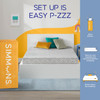 SIMMONS - GEL MEMORY FOAM MATTRESS - 7 INCH, FULL SIZE, FIRM FEEL - GRAY New