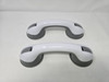 HELPING HANDLE BATHROOM SAFETY EASY TO GRIP - WHITE/GRAY