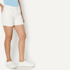 AMAZON ESSENTIALS WOMEN'S MEDIUM STRETCH SLIM-FIT MID-RISE 4“ JEAN SHORT WHITE 8 New