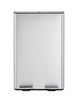 CASA ANDREA MILANO 15-GALLON HANDS-FREE DUAL COMPARTMENT RECYCLING TRASH CAN