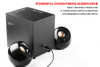 CREATIVE PEBBLE PLUS 2.1 USB-POWERED DESKTOP SPEAKERS MF0480 - BLACK New