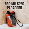 DUKE CANNON TACTICAL SCRUBBER SOAP POUCH U.S. MILITARY-GRADE ORANGE/GRAY