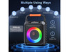 JYX Portable Karaoke Machine for Adults & Kids with 2 Wireless Microphones,