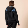 AMAZON ESSENTIALS WOMEN'S TEDDY FLEECE QUARTER HOODED JACKET - SIZE: L - BLACK New