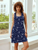 AVIDLOVE SLEEPWEAR TANK NIGHTGOWN CHEMISE MOON PRINT - LARGE