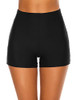 TOURNESOL WOMEN'S CLASSIC SWIM SHORT BIKINI BOTTOMS SIZE LARGE - BLACK New