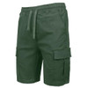 MS SCS-01OL-OLIVE-L NEW状態 メンズ STRETCH PULL ON CARGO SHORTS L 男性用　オリーブ New
