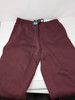 BLUE ICE FLEECE-LINED JOGGER SWEATPANTS  ZIPPER POCKETS - SIZE: MEN L - BURGUNDY New