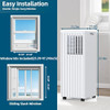GARVEETECH 8,000 BTU PORTABLE AIR CONDITIONER ROOMS 250-350 SQ.FT - WHITE