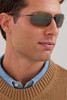 MAUI JIM BREAKWALL POLARIZED RIMLESS SUNGLASSES ROOTBEER/HCL BRONZE