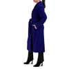 353MW438 COLE HAAN WOMEN'S SOFT LONG SLEEVE FORMAL OVERSIZED COAT SIZE 8 COBALT New