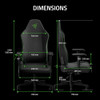 RAZER ISKUR V2 X NEWGEN ERGONOMIC GAMING CHAIR BUILT-IN LUMBAR SUPPORT - BLACK