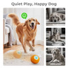 LOVKID Smart Interactive Bug Ball Toy Durable E-TPU Aggressive Chewers - Orange