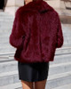 BTFBM Faux Fur Jacket Women Fluffy Winter Cropped Coats Zip Up Fuzzy Jackets