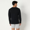 AMAZON ESSENTIALS MENS' SLIM FIT COTTON CREW NECK UNDERSHIRTS BLACK/WHITE M