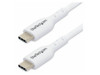 StarTech 1m (3.3ft) White USB-C Charging Cable, USB C Cable, USB 2.0 Type-C