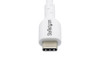 StarTech 1m (3.3ft) White USB-C Charging Cable, USB C Cable, USB 2.0 Type-C