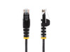 StarTech 5ft Black Slim CAT6 Ethernet Cable, Snagless RJ45, LSZH, 28AWG Pure