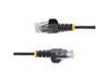 StarTech 5ft Black Slim CAT6 Ethernet Cable, Snagless RJ45, LSZH, 28AWG Pure