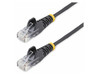 StarTech 5ft Black Slim CAT6 Ethernet Cable, Snagless RJ45, LSZH, 28AWG Pure