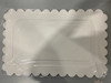 HOMEMARTGOODS BATHTUB SHOWER MAT WITH CUPS 36" X 17" - WHITE New