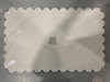 HOMEMARTGOODS BATHTUB SHOWER MAT WITH CUPS 36" X 17" - WHITE New