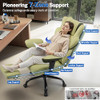 FELIXKING BIG AND TALL OFFICE CHAIR 500LBS - ERGONOMIC DESK CHAIR FOOTREST GREEN