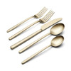 ONEIDA 20 PIECE SILVERWARE SET 18/0 STAINLESS STEEL DISHWASHER SAFE - CHAMPAGNE