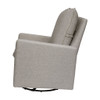 BABYLETTO CALI PILLOWBACK SWIVEL GLIDER IN ECO-PERFORMANCE FABRIC - GRAY