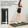 GOYOUTH 2 IN 1 UNDER DESK ELECTRIC TREADMILL EXERCISE MACHINE - BLACK MEDIUM