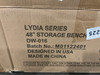LYDIA 48" STORAGE BENCHES, PU LEATHER UPHOLSTERED BED BENCH - CARAMEL BROWN