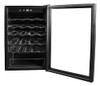 HAMILTON BEACH HBWF4303, 43-BOTTLE WINE COOLER FRIDGE MIRROR FINISH - STAINLESS