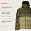 MARMOT MEN'S GUIDES DOWN HOODY - SIZE: MEN S - ROSIN GREEN/OLIVE GROVE