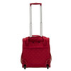 ROCKLAND MELROSE UPRIGHT WHEELED UNDERSEATER CARRY ON LUGGAGE 15" BF31-RED - RED New