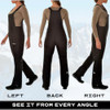 14950 Arctix Women's Insulated Ski Bibs Water Resistant Snowboarding - L/29 New